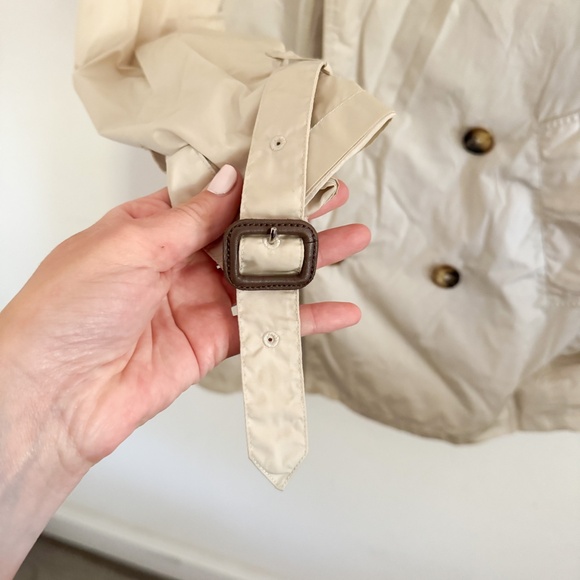 Burberry Women's Nylon Tan Trenchcoat US 4 - Picture 9 of 11